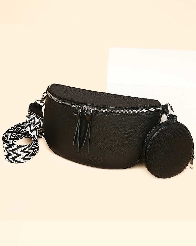 Women's shoulder crossbody saddle bag