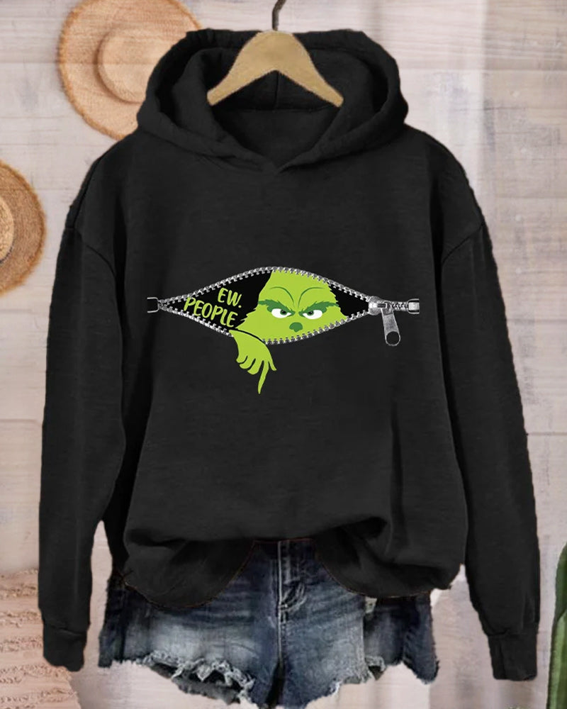 Solid Color Long Sleeve Hoodie