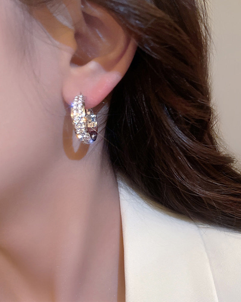 Sparkle Small Hoop Earrings