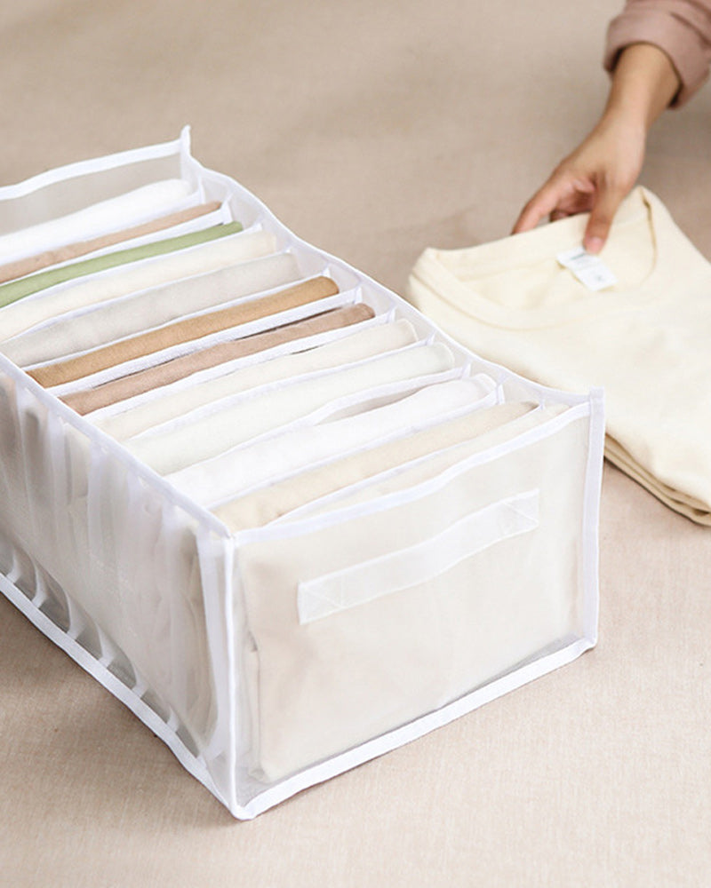 Clothes organizer for the wardrobe