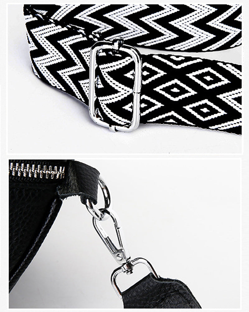 Women's shoulder crossbody saddle bag