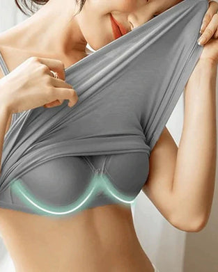 Camisole with built-in bra