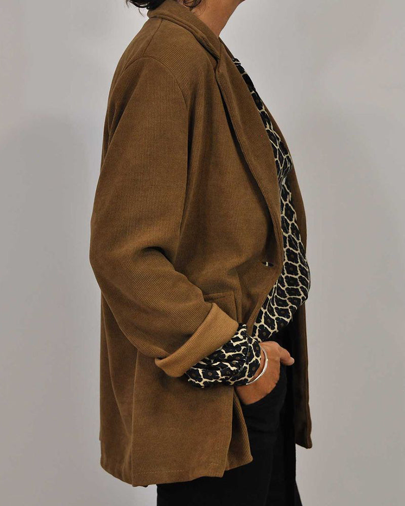 V-Neck Casual Blouse