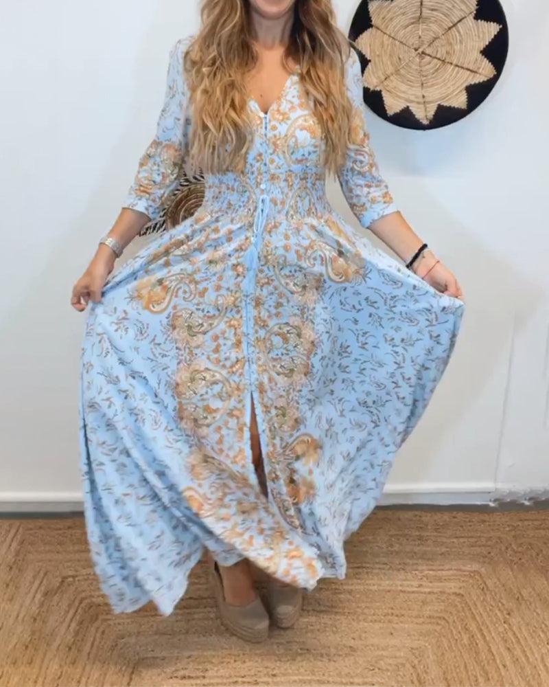 Women's Elegant commuter long dress