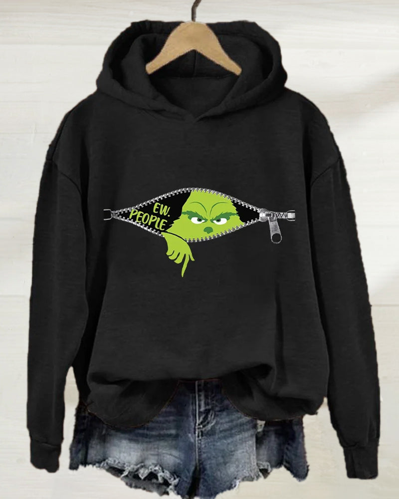 Solid Color Long Sleeve Hoodie