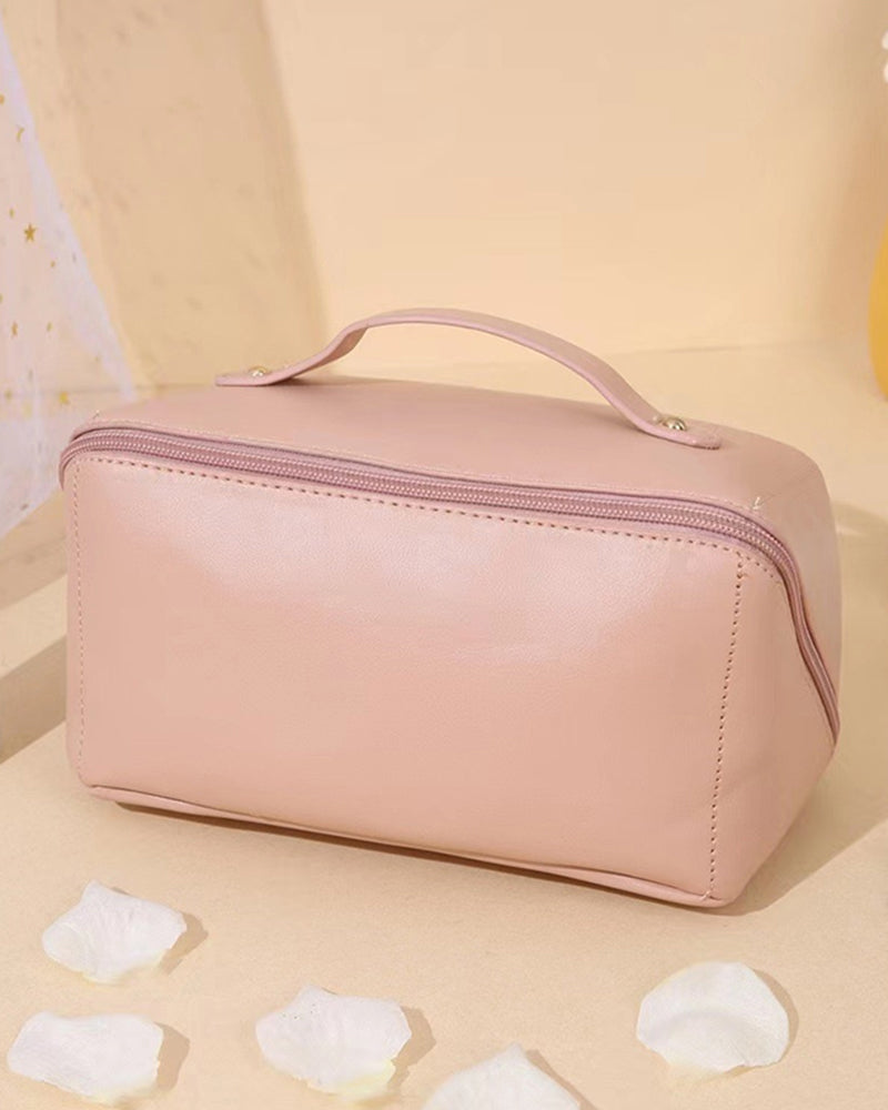 Large capacity travel cosmetic bag